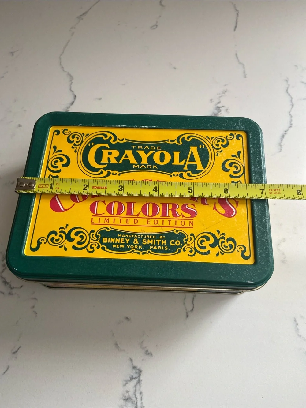 Vintage 1991 Crayola Collector’s Colors Limited Edition Tin